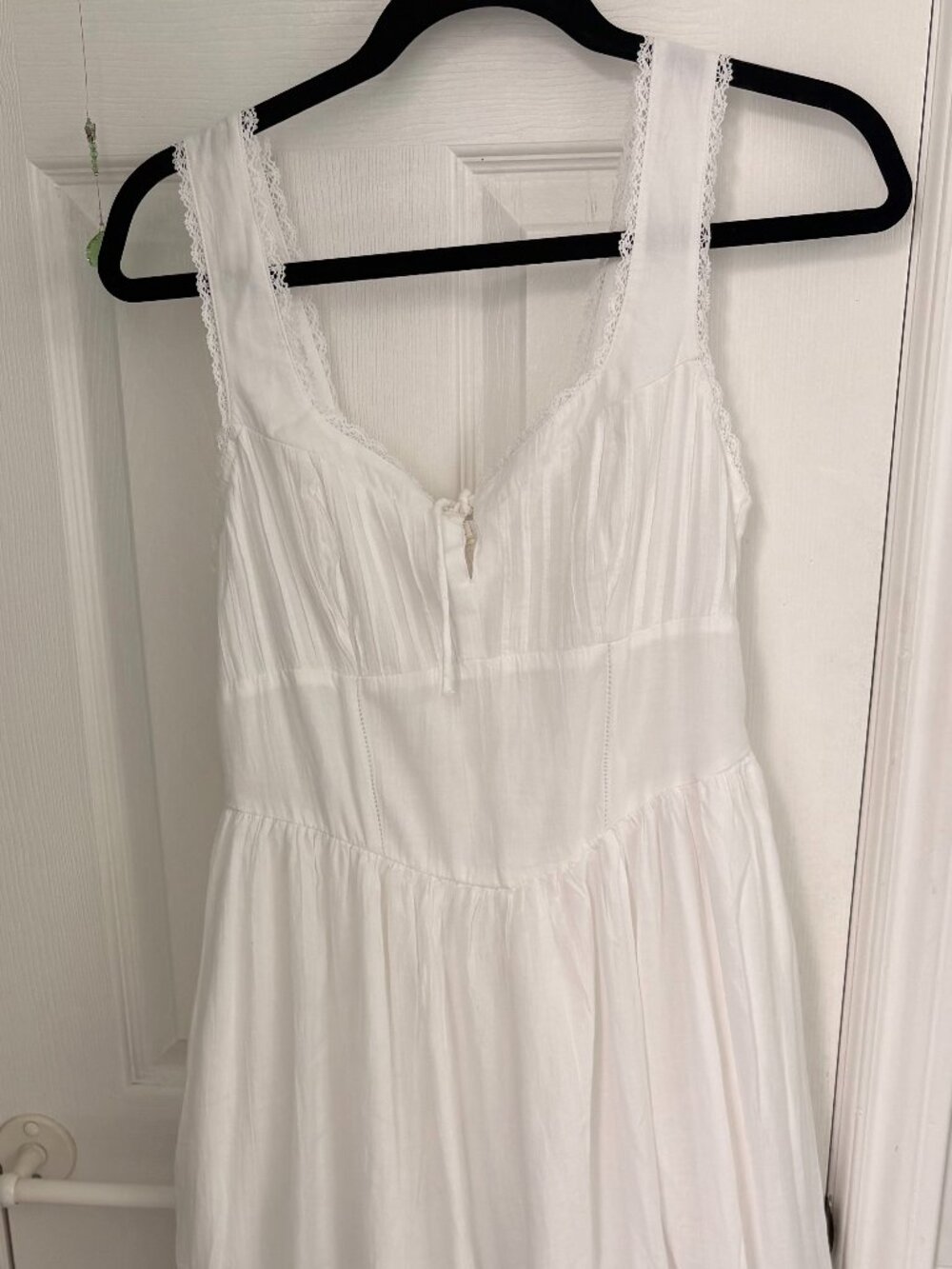 AE Corset Midi Dress White